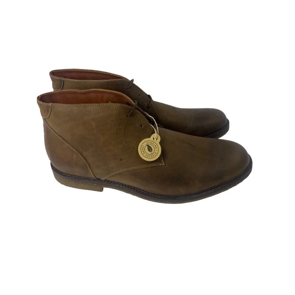 Johnston & Murphy Men's Copeland Chukka 25-1870 Brown Leather Size‎ 15M